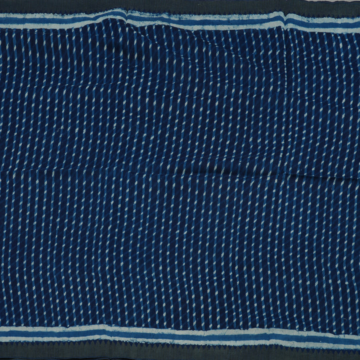 Hayagrivas Navy Blue Pure Cotton Saree KBE1169I1-59