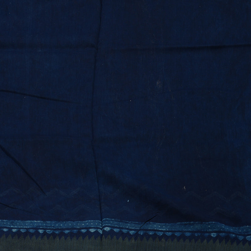 Hayagrivas Navy Blue Pure Cotton Saree KBE1169I1-60