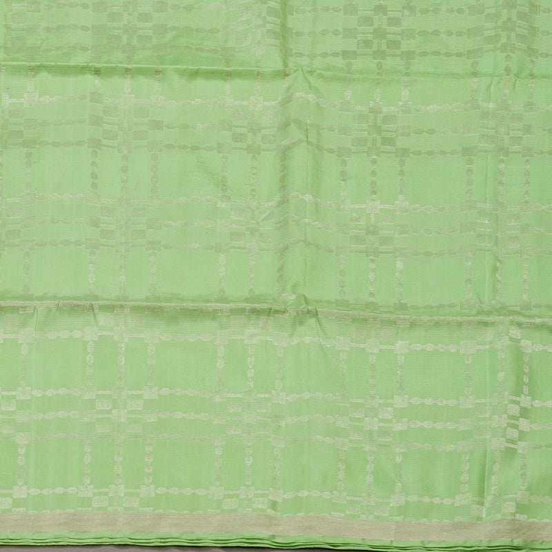 Hayagrivas Pista Green Pure Soft Silk Saree KBE1195I22-1