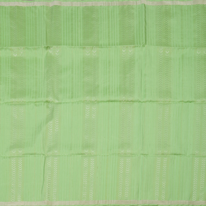 Hayagrivas Pista Green Pure Soft Silk Saree KBE1195I22-1