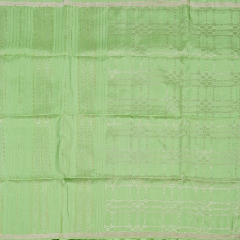 Hayagrivas Pista Green Pure Soft Silk Saree KBE1195I22-1