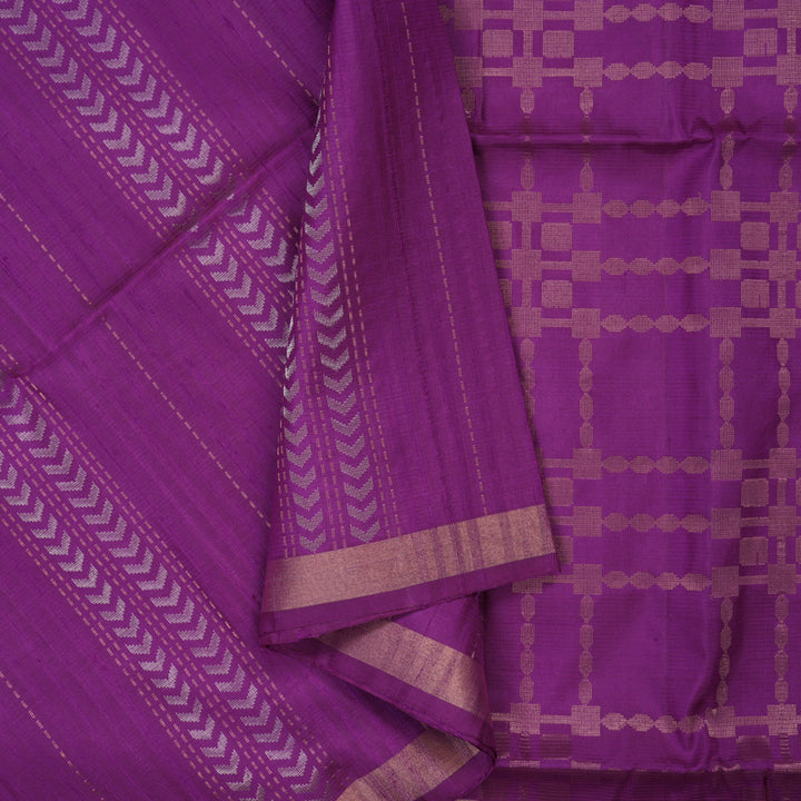 Hayagrivas Purple Pure Soft Silk Saree KBE1195I22-2