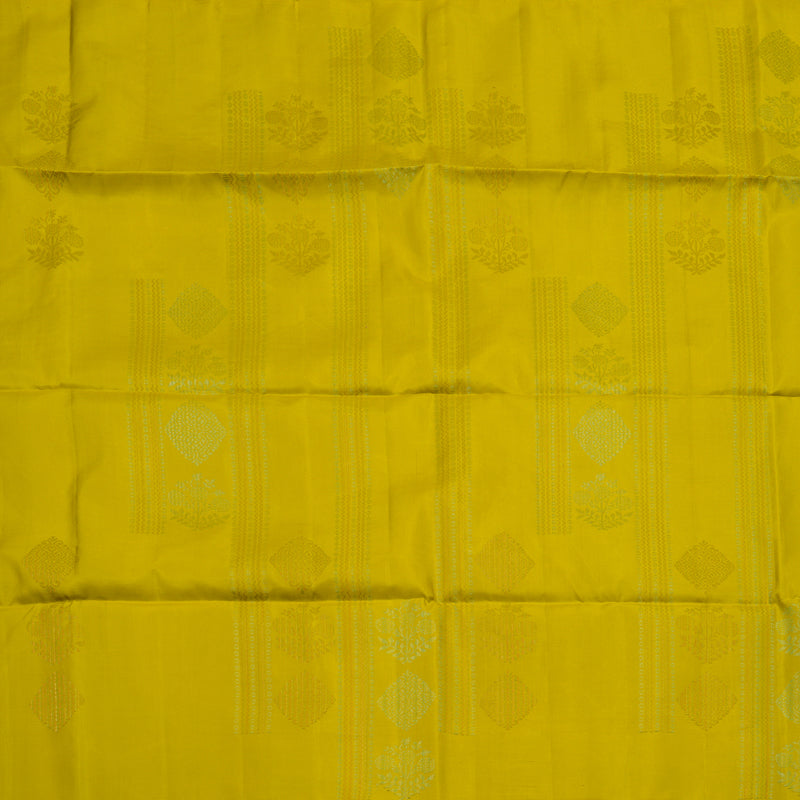Hayagrivas Handloom Sampanga Yellow Soft Silk Saree KBE1195I3-1