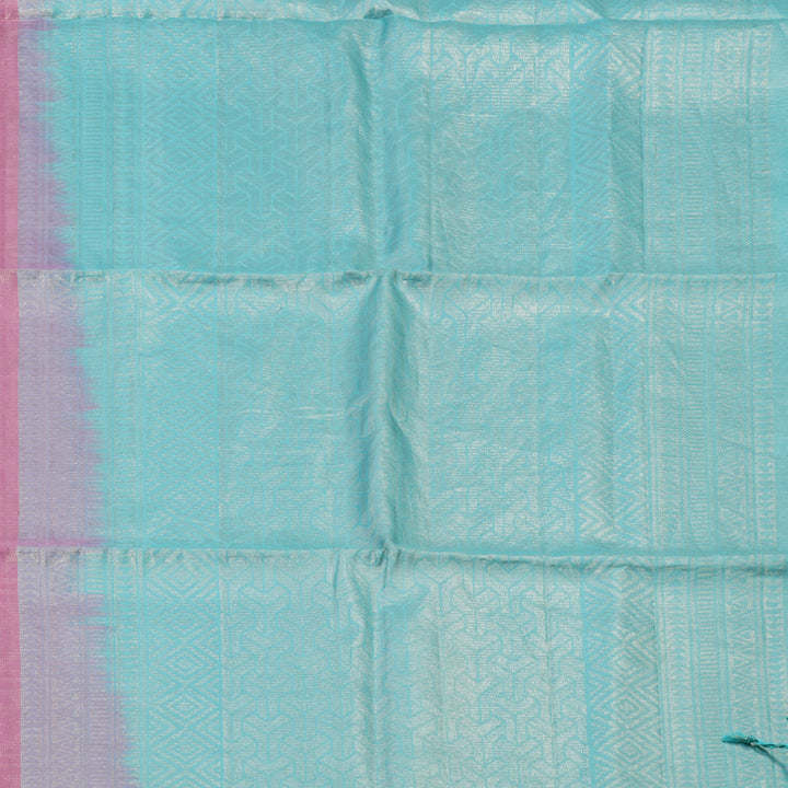 Hayagrivas Rose Pink Handloom Soft Silk Saree KBE1195I30-1