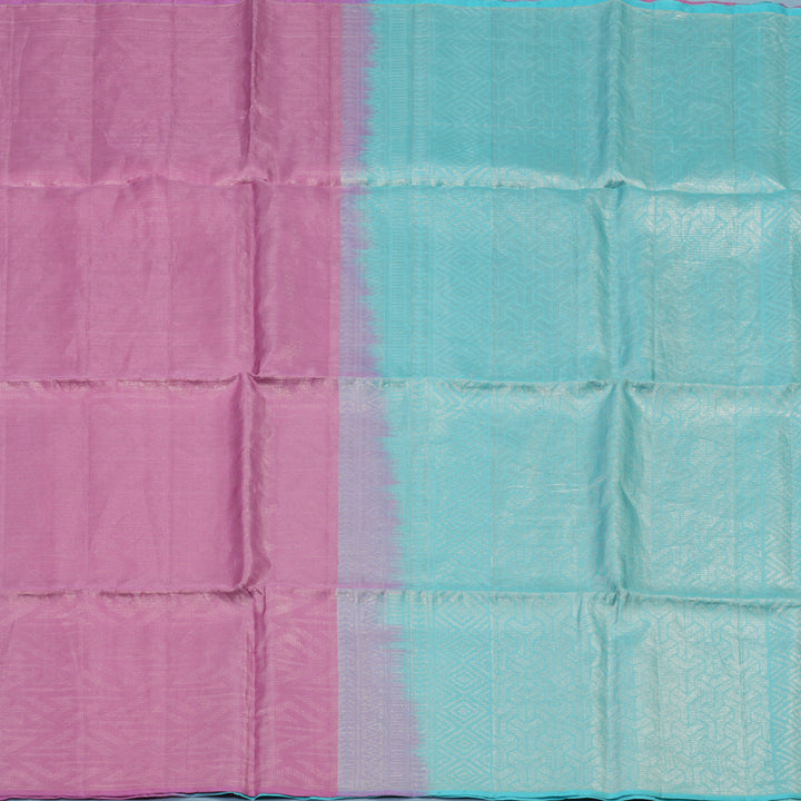 Hayagrivas Rose Pink Handloom Soft Silk Saree KBE1195I30-1
