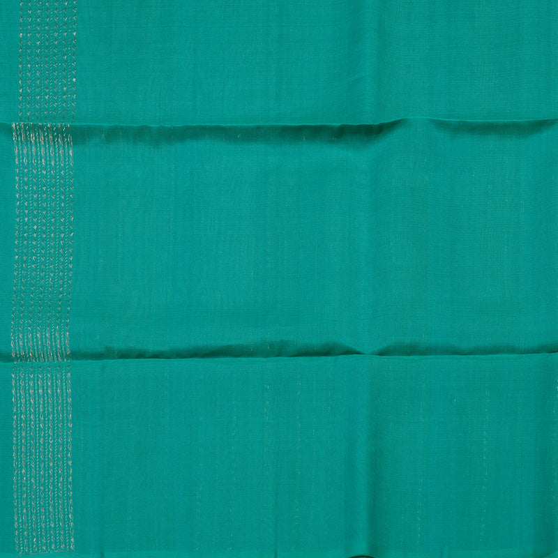 Hayagrivas Beige & Teal Pure Soft Silk Saree KBE1195I32-2