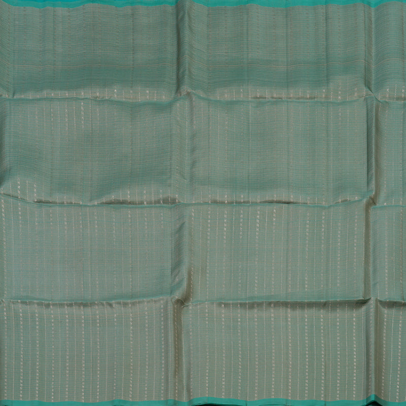 Hayagrivas Beige & Teal Pure Soft Silk Saree KBE1195I32-2