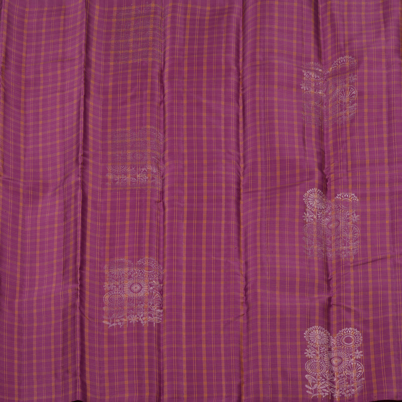 Hayagrivas Purple Pure Soft Silk Saree KBE1195I38-1