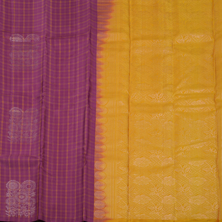 Hayagrivas Purple Pure Soft Silk Saree KBE1195I38-1