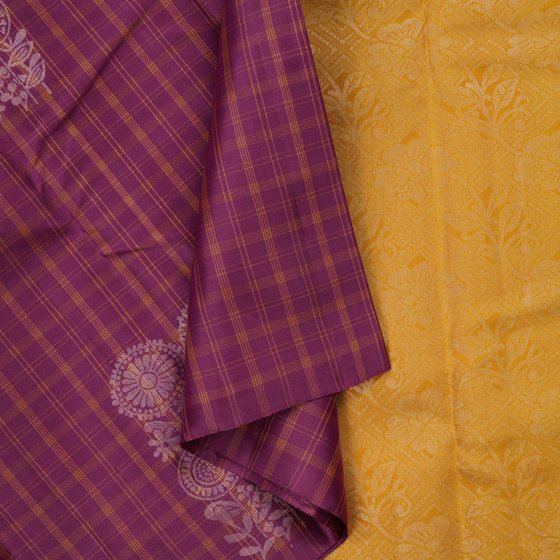 Hayagrivas Purple Pure Soft Silk Saree KBE1195I38-1