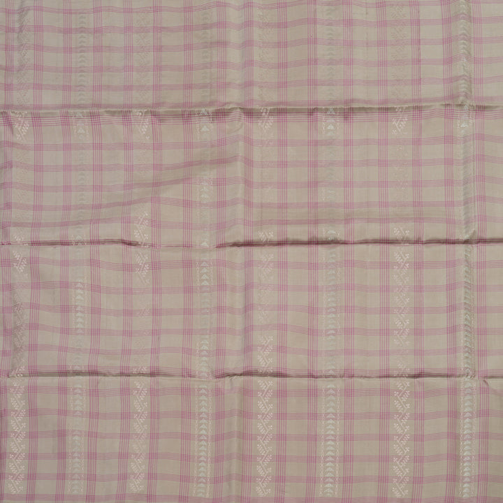 Hayagrivas Handloom Cream Soft Silk Saree KBE1195I9-1