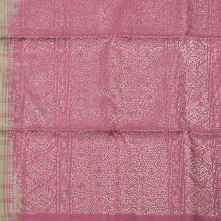 Hayagrivas Handloom Cream Soft Silk Saree KBE1195I9-1
