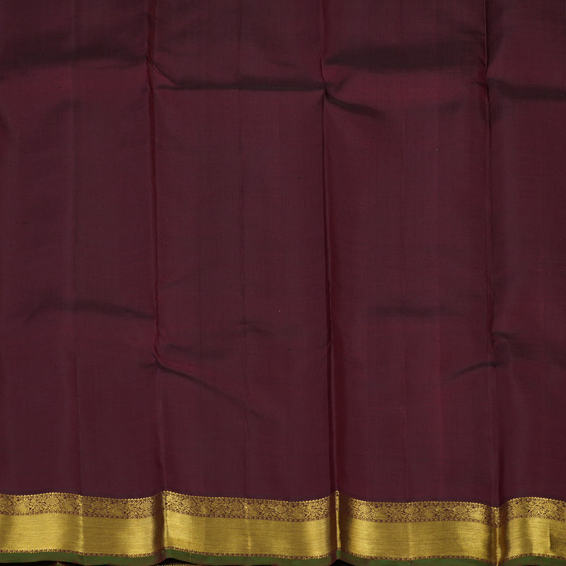 Hayagrivas Handloom Red Kanjivaram Silk Saree KBE1198I3-1