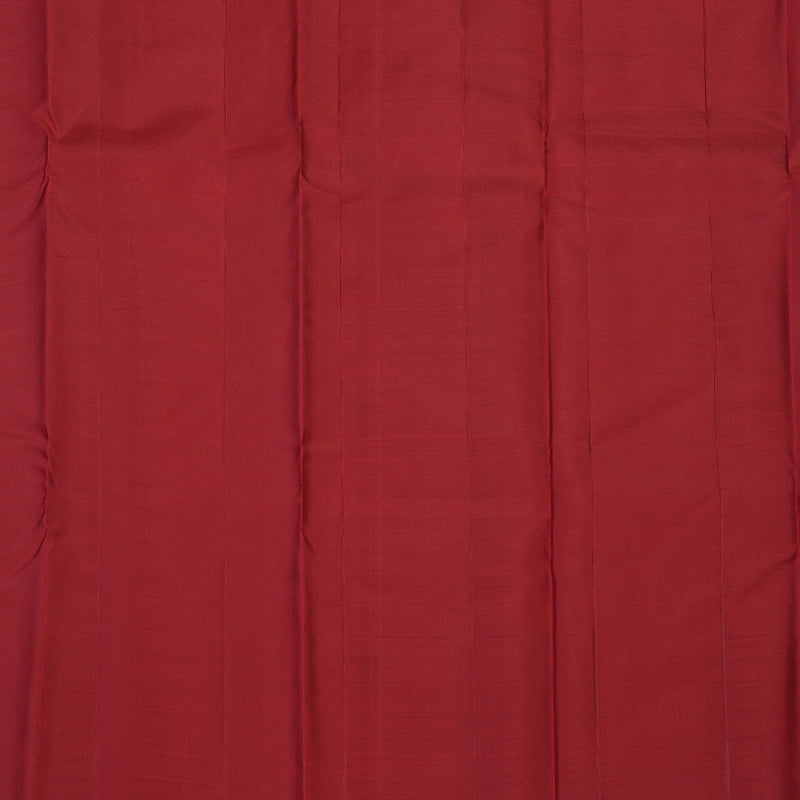 Hayagrivas Handloom Half-White Kanjivaram Silk Saree KBE1199I2-1
