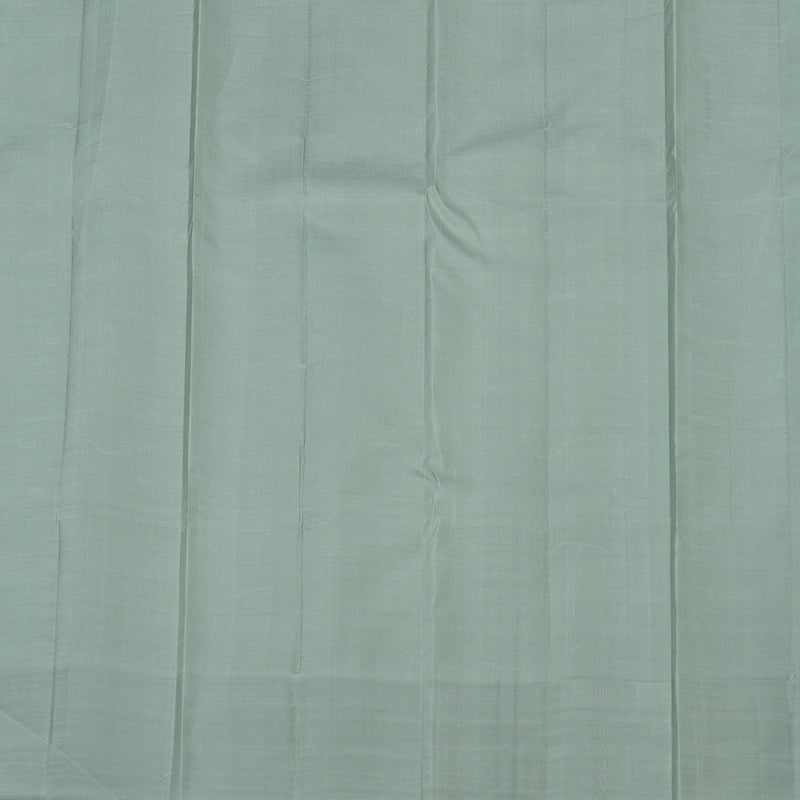 Hayagrivas Sky Blue Handloom Kanjivaram Silk Saree with Silver Grey Border KBE120D11-1