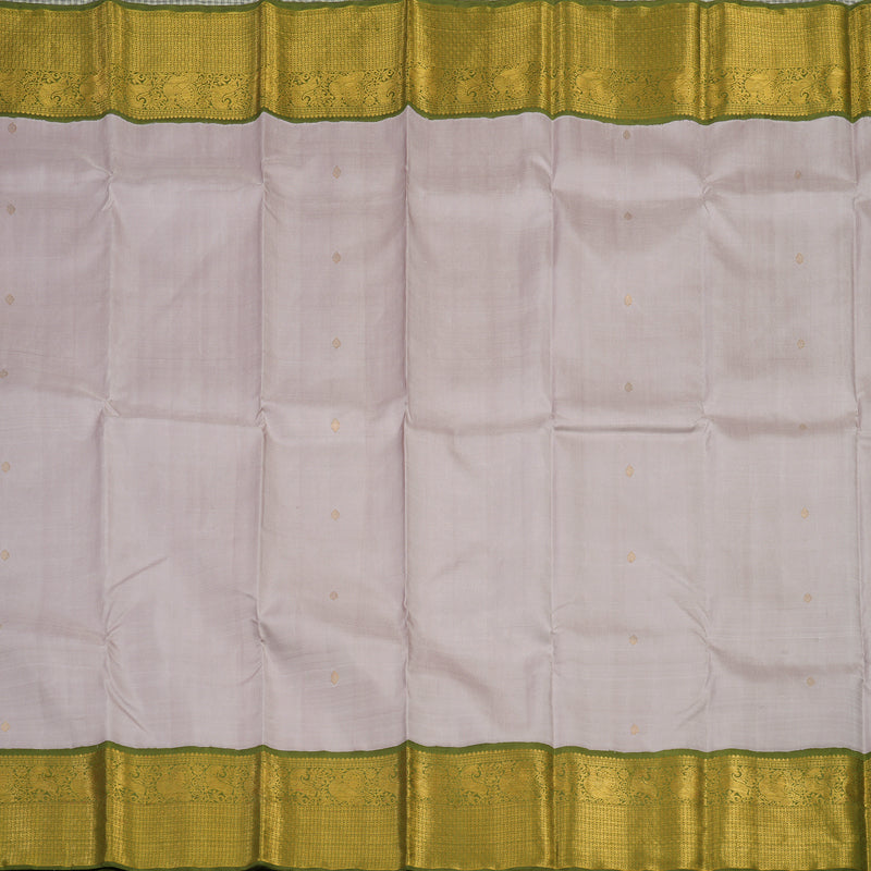 Hayagrivas Handloom Mild Onion Pink Kanjivaram Silk Saree with Mehandi Green Border KBE1212I3-1