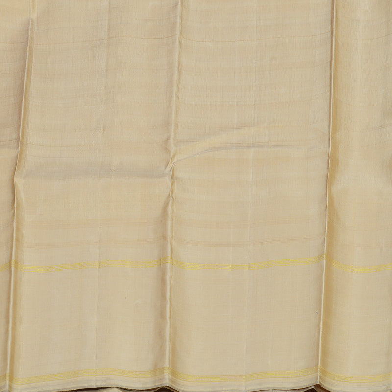 Hayagrivas Handloom Multicolour Checks Kanjivaram Silk Saree with Beige Border KBE1215I1-1