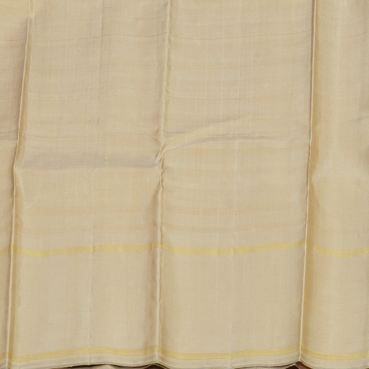 Hayagrivas Handloom Multicolour Checks Kanjivaram Silk Saree with Beige Border KBE1215I1-1