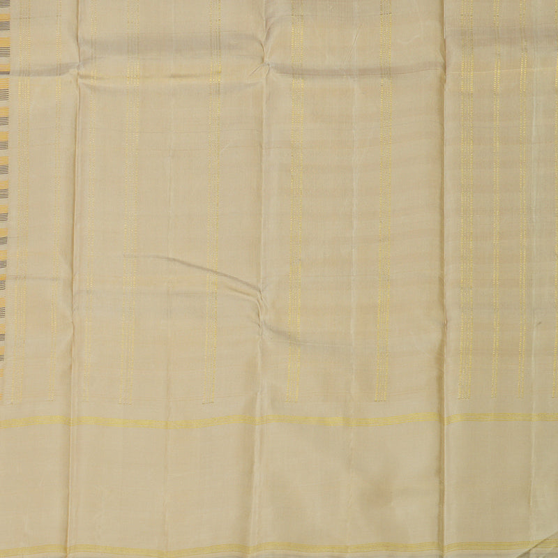Hayagrivas Handloom Multicolour Checks Kanjivaram Silk Saree with Beige Border KBE1215I1-1
