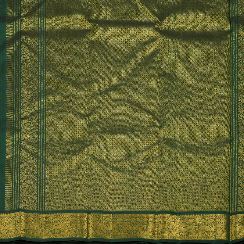 Hayagrivas Handloom Deep Pink Kanjivaram Silk Saree with Karum Pachai border KBE1220I1-1