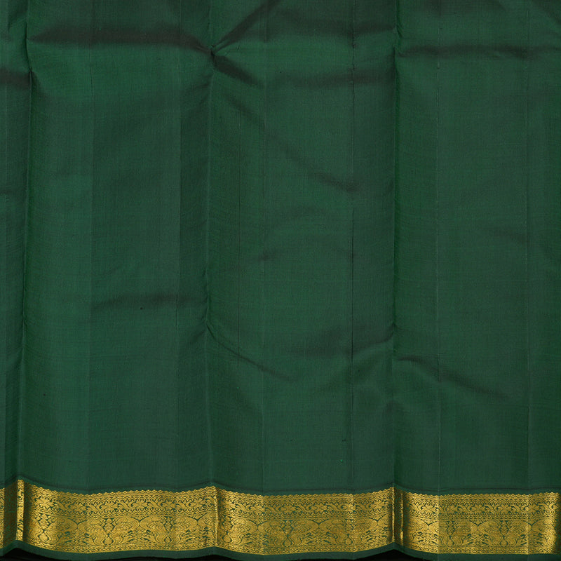 Hayagrivas Handloom Deep Pink Kanjivaram Silk Saree with Karum Pachai border KBE1220I1-1