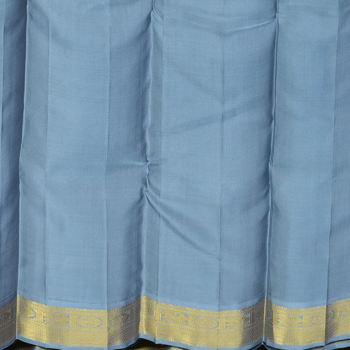 Hayagrivas Handloom Mango Orange Kanjivaram Silk Saree KBE1220I2-6