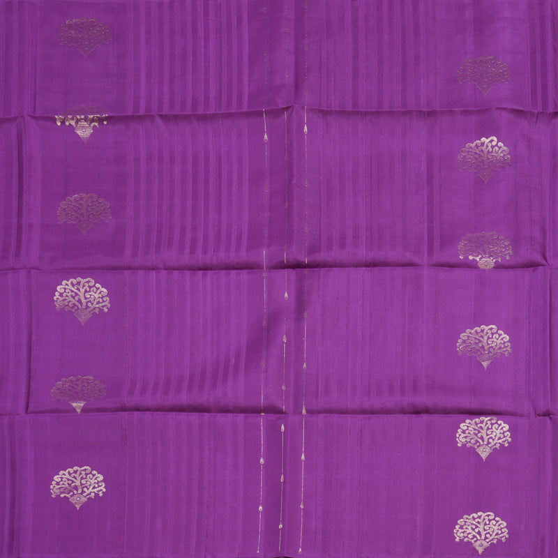 Hayagrivas Purple Handloom Soft Silk Saree KBE1222I2-3