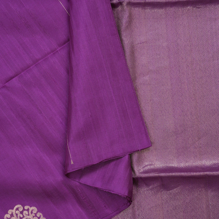 Hayagrivas Purple Handloom Soft Silk Saree KBE1222I2-3