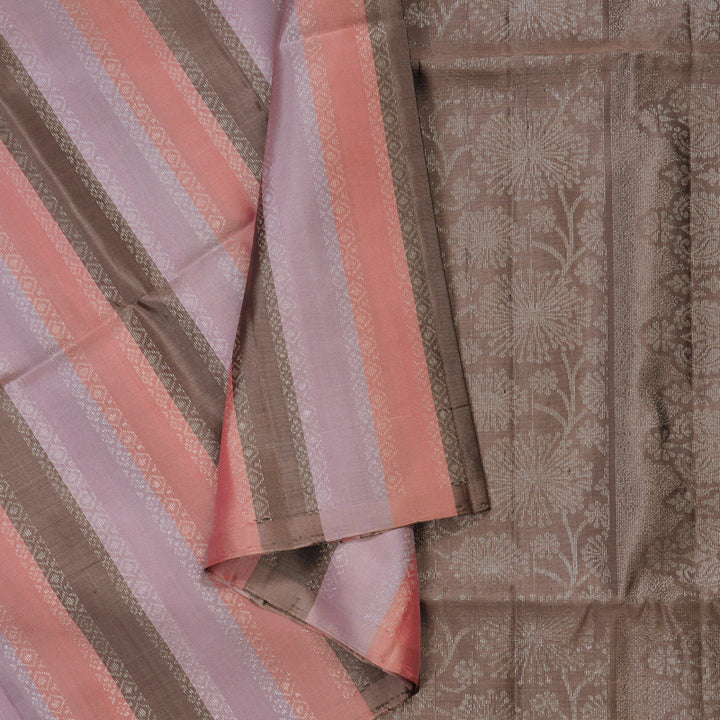 Hayagrivas Handloom Multicolour Soft Silk Saree KBE1222I6-1