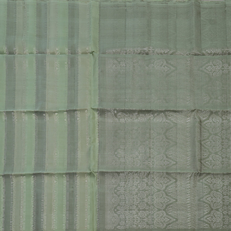 Hayagrivas Handloom Mint Green Soft Silk Saree KBE1222I6-2