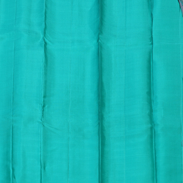 Hayagrivas Handloom Nagapazham Soft Silk Saree with Sea Blue Border KBE1223I15-1