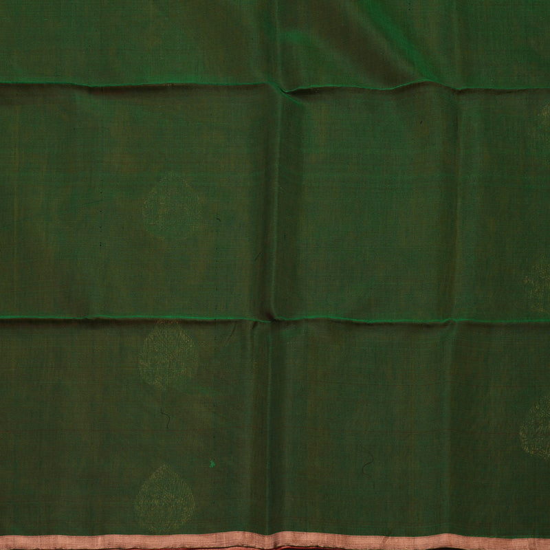 Hayagrivas Red Pure Silk Cotton Saree KBE1224I5-1