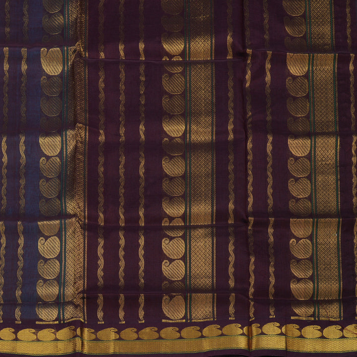 Hayagrivas Sky Blue Pure Silk Cotton Saree KBE1227I9-3