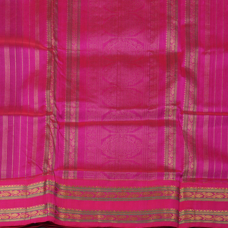 Hayagrivas Bottle Green Pure Silk Cotton Saree KBE1229I7-2