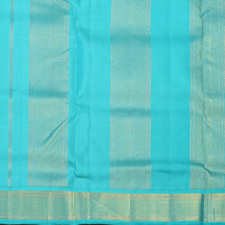 Hayagrivas Handloom Violet Kanjivaram Ten Yards Silk Saree KBE1234I11-1