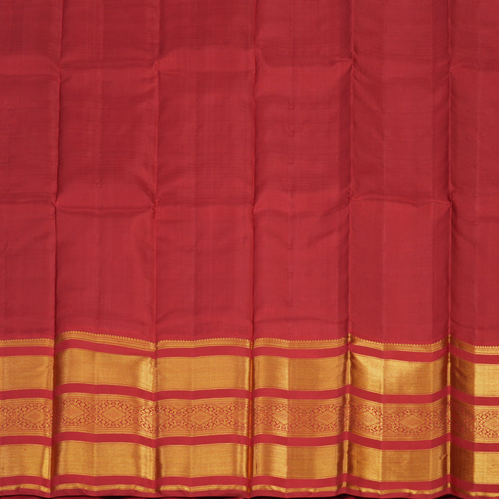 Hayagrivas Dark Green Kanjivaram Pattu Pavadai with Red border KBE1234I5-1