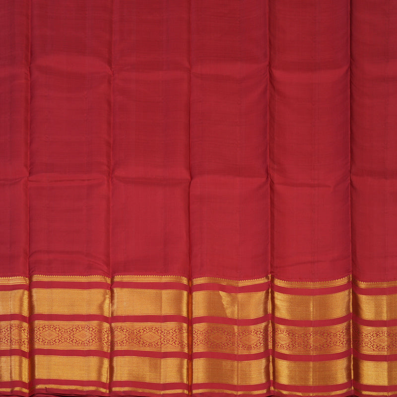 Hayagrivas Handloom Baby Pink Kanjivaram Pattu Pavadai with Red border KBE1234I5-2
