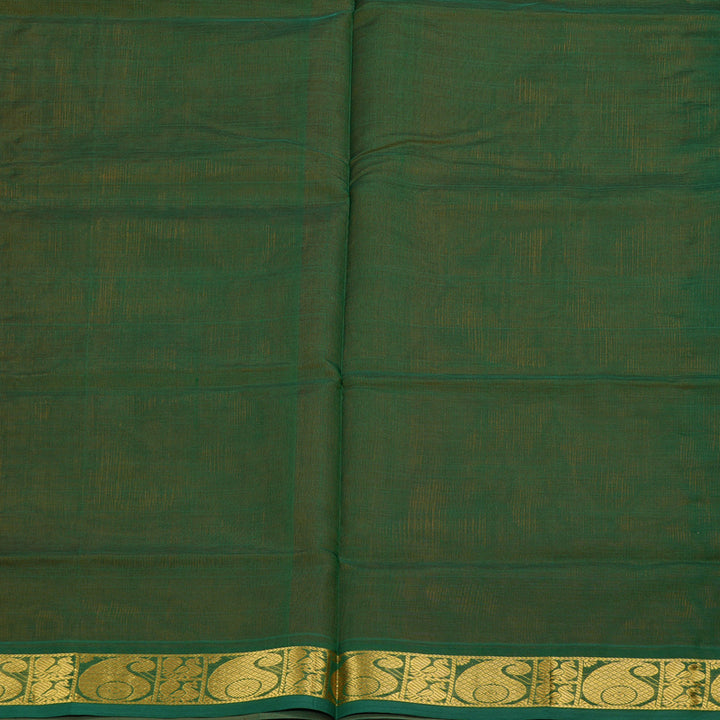 Hayagrivas Handloom Pure Silk Cotton Saree  in Regal Burnt Orange KBE123D2-1