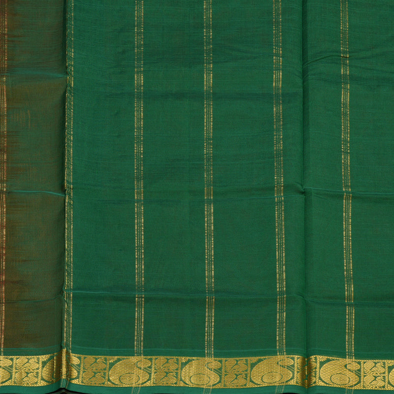 Hayagrivas Handloom Pure Silk Cotton Saree  in Regal Burnt Orange KBE123D2-1