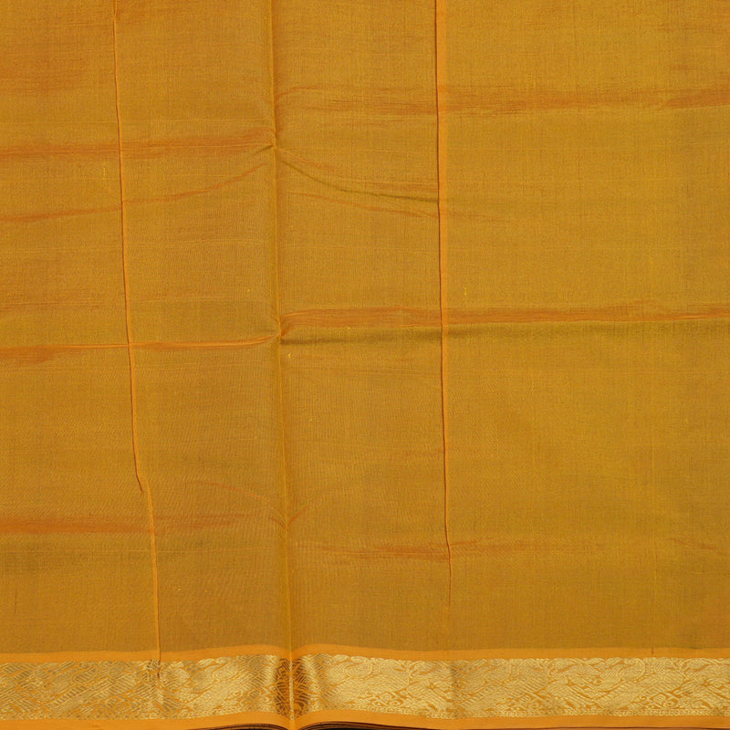 Hayagrivas Handloom Pure Silk Cotton Saree in Dark Brown KBE123D2-12