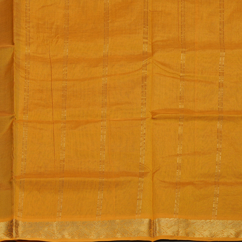 Hayagrivas Handloom Pure Silk Cotton Saree in Dark Brown KBE123D2-12