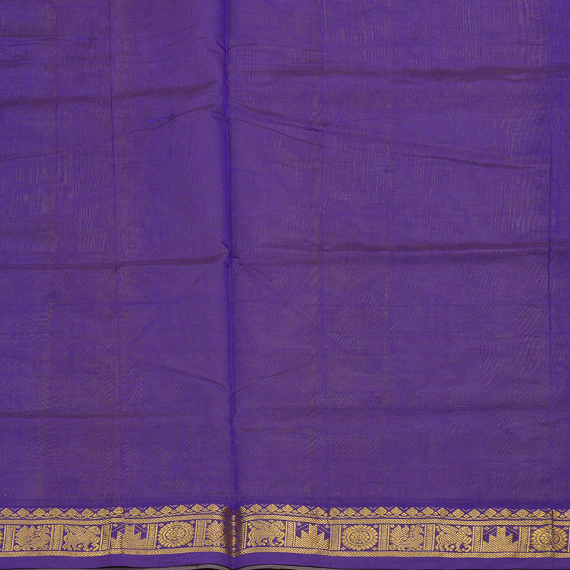 Hayagrivas Handloom Pure Silk Cotton Saree in Bright Sunshine Lemon Yellow KBE123D2-4