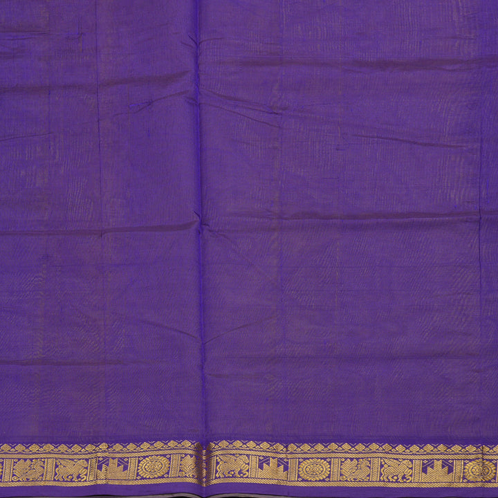 Hayagrivas Handloom Pure Silk Cotton Saree in Bright Sunshine Lemon Yellow KBE123D2-4