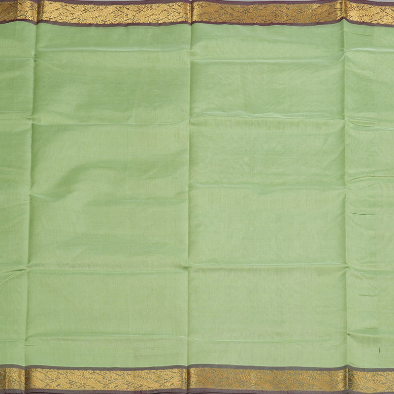 Hayagrivas Handloom Pure Silk Cotton Saree in Refreshing Pastel Green KBE123D2-8