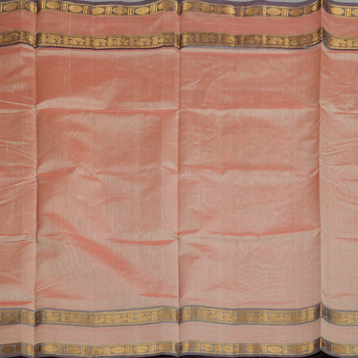 Hayagrivas Handloom Pure Silk Cotton Saree in Subtle Onion Pink KBE123D3-10