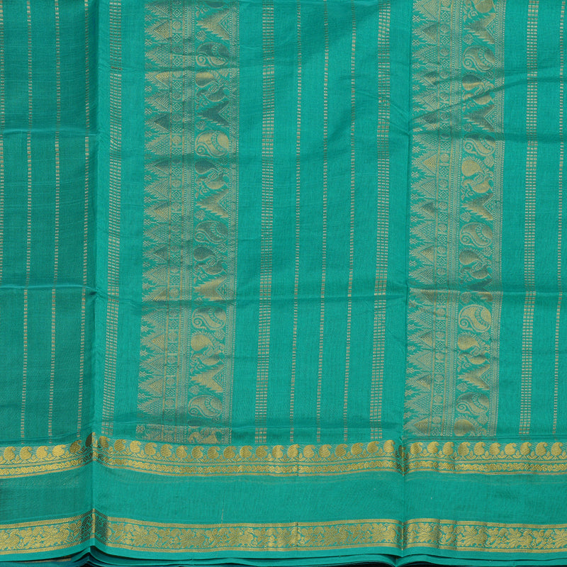 Hayagrivas Handloom Pure Silk Cotton Saree in Enchanting Dark Blue KBE123D3-11