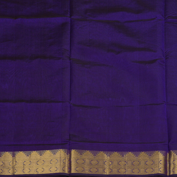 Hayagrivas Handloom Pure Silk Cotton Saree in Majestic Blue KBE123D3-12