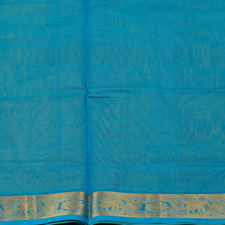 Hayagrivas Handloom Silk Cotton Saree in Dazzling Lemon Green KBE123D3-24