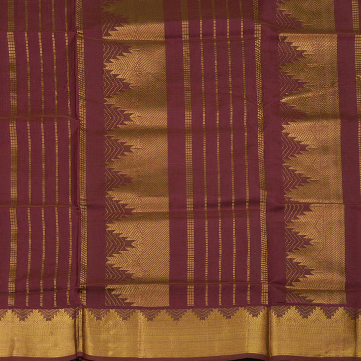 Hayagrivas Handloom Pure Silk Cotton Saree in Regal Maroon KBE123D3-7