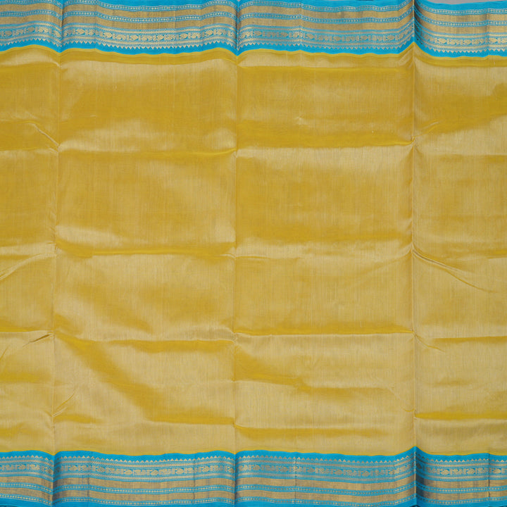 Hayagrivas Handloom Pure Silk Cotton Saree in Pristine Sandal KBE123D5-11
